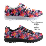 Water Color Lilies CLASSIC WALKING SHOES **REQUEST A PREORDER INVOICE**