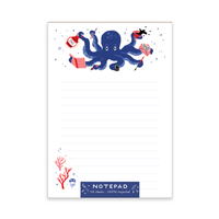 Party of One - Octopus Notepad