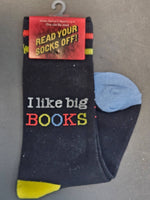 Gibbs Smith - “I Like Big Books And I Cannot Lie” Unisex Socks