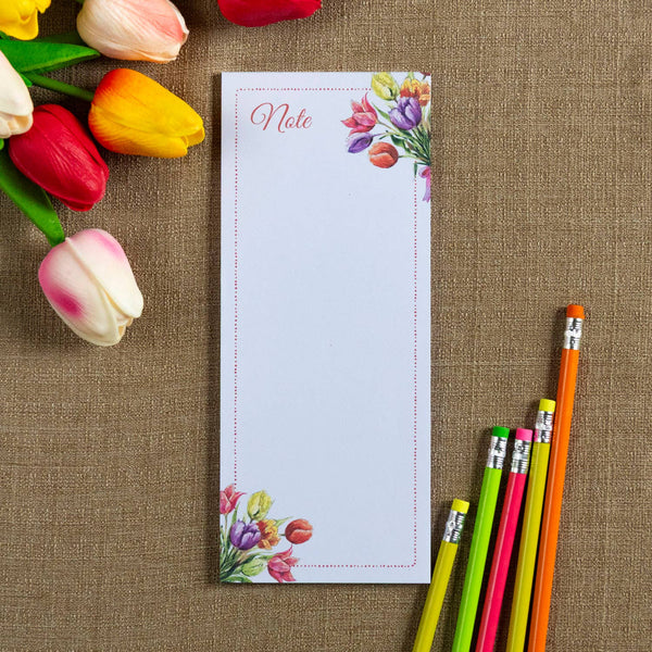 Alla Dickson Art - Tulip Bouquet Magnetic Notepad