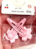 Funteze - Plumeria Hawaiian Flower Hair Pin Barrette 2 pcs Sets