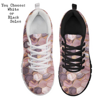 Rose Gold Honeycomb CLASSIC WALKING SHOES **REQUEST A PREORDER INVOICE**