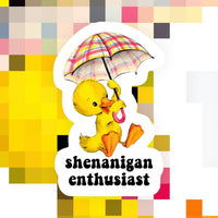 Ace the Pitmatian Co - “Shenanigan Enthusiast” Sticker