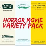 Herb Lester Associates - Fictional Hotel Notepads (Set of 3): Horror Movie Trio
