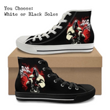 Dalmatian Collector CANVAS HIGH TOP SHOES **REQUEST A PREORDER INVOICE**
