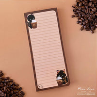 Meow Amor Creative - Coffee Cat Notepad