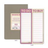 Hachette Book Group - Perforated Note Pad: To Do / To Buy