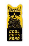 Gibbs Smith - “Cool Cats Read” Vinyl Sticker