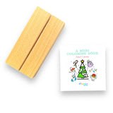 A Brighter Year - Color Your Own Advent Calendar + Colored Pencils and Stand