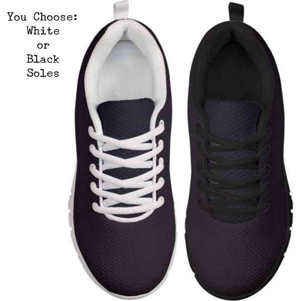 Solid Black CLASSIC WALKING SHOES **REQUEST A PREORDER INVOICE**
