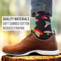 Imagery Socks - Mushroom Adult Socks (Size Large)