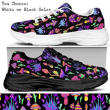 Neon Mushrooms MODERN WALKING SHOES **REQUEST A PREORDER INVOICE**