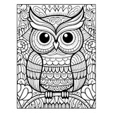 Mystical Monkey Toes - Beautiful Assortment Adult Coloring Sheets With Stackable Crayon