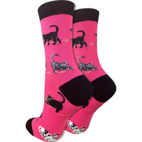 Imagery Socks - Pink Cats Adult Socks