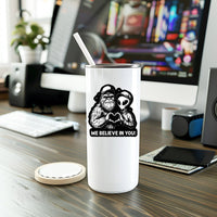 Mystical Monkey Toes - We Believe In You” Bigfoot and Alien Vinyl Sticker