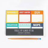 Hachette Book Group - Sticky Note Packet: Tell It Like It Is