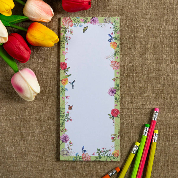 Alla Dickson Art -  Bohemian Butterfly Wildflower Notepad