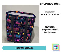 PP Shopping Tote - Fantasy Library