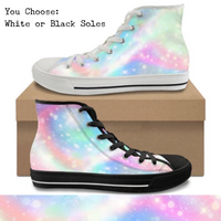 Unicorn Sky CANVAS HIGH TOP SHOES **REQUEST A PREORDER INVOICE**
