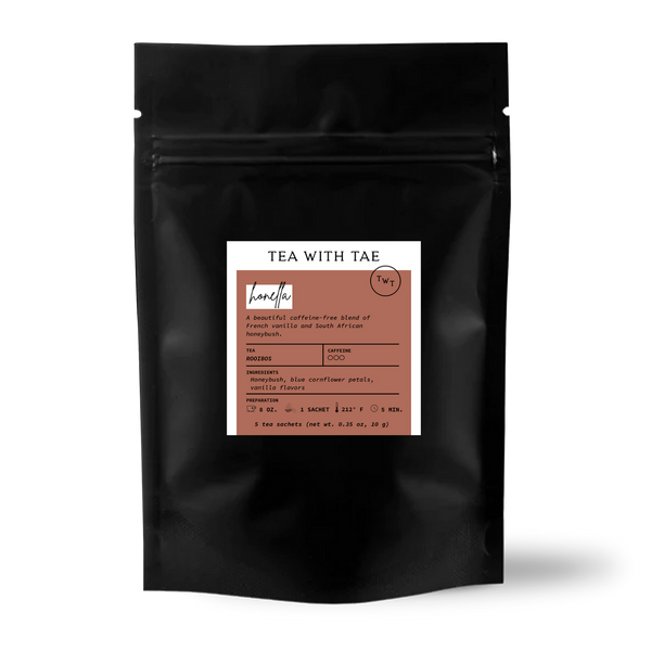 Tea with Tae - Honella Honeybush Herbal Tea (Small Pouch - 5 Tea Bags)