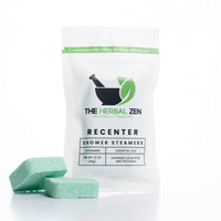 The Herbal Zen - Shower Steamer 2-Pack: RECENTER (Lavender, Eucalyptus, and Patchouli)