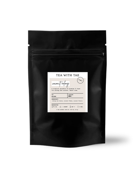 Tea with Tae - Coconut Oolong Tea (Small Pouch - 5 Tea Bags)