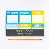 Hachette Book Group - Sticky Note Packet: It’s All Good