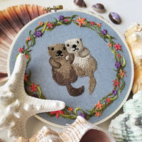 Jessica Long Embroidery - Otterly Adorable Embroidery Kit