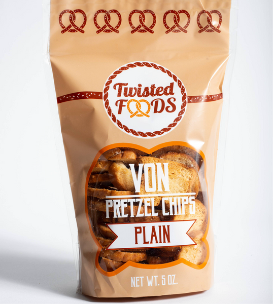 ElJay Pretzels Twisted Foods - VON Pretzel Chips: Plain Salted