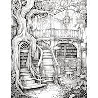 Mystical Monkey Toes - Beautiful Library Coloring Sheets With Stackable Crayon