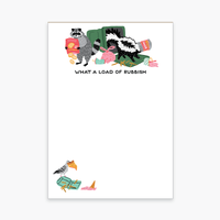 Party of One - “What a Load of Rubbish” Trash Animals Notepad