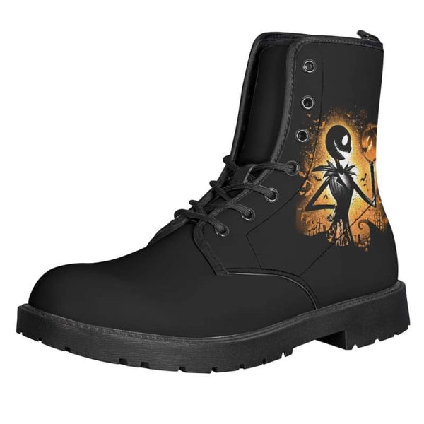 Pumpkin King Kitty Kicks™️ COMBAT BOOTS **REQUEST A PREORDER INVOICE** ($5 deposit will be applied to your full invoice)