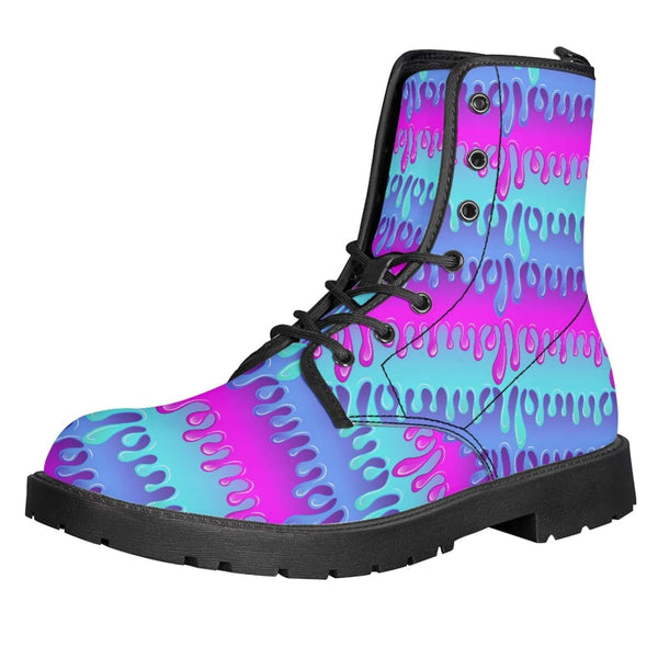 Blue Drip Kitty Kicks™️ COMBAT BOOTS **REQUEST A PREORDER INVOICE** ($5 deposit will be applied to your full invoice)