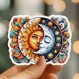 Mystical Monkey Toes - Beautiful Sun and Moon Sticker
