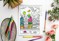 A Brighter Year - 12 Month Color By Day Calendar Coloring Book