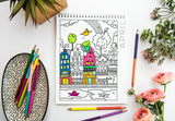 A Brighter Year - 12 Month Color By Day Calendar Coloring Book