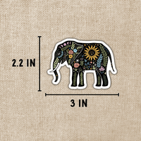 Wildly Enough - Magical Boho Elephant Sticker