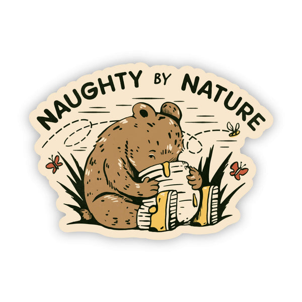 Big Moods - "Naughty by Nature" Sticker