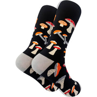 Imagery Socks - Mushroom Adult Socks (Size Large)
