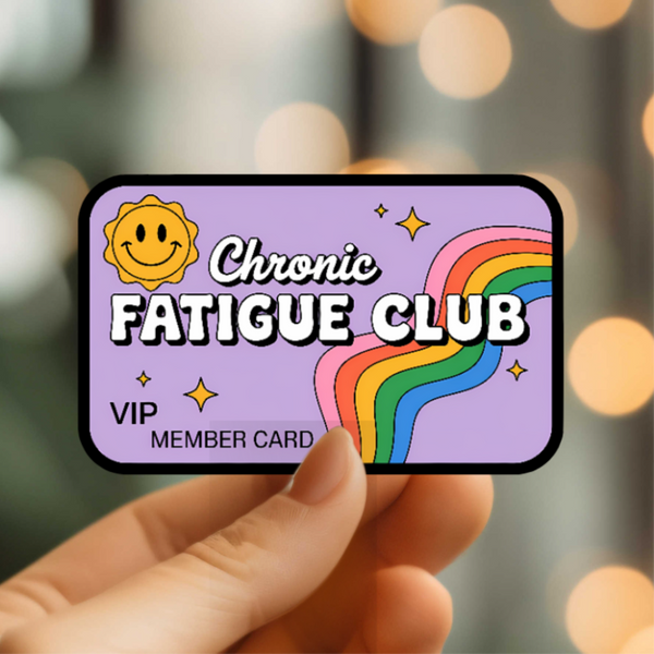 Mystical Monkey Toes - Chronic Fatigue Club Vinyl Sticker