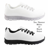 Solid White CLASSIC WALKING SHOES **REQUEST A PREORDER INVOICE**