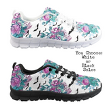Bat Flowers CLASSIC WALKING SHOES **REQUEST A PREORDER INVOICE**