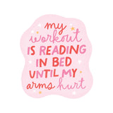 Juju and Moxie - My Reading Workout Vinyl Sticker