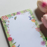 Alla Dickson Art -  Bohemian Butterfly Wildflower Notepad