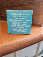 Gibbs Smith - “Say Thanks with a Stickie” Sticky Notes