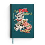 Bad Betty Greeting Co. -  A5 Notebook: “My Evil Plans” Vintage Cat