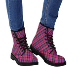 Pink Plaid Kitty Kicks™️ COMBAT BOOTS **REQUEST A PREORDER INVOICE** ($5 deposit will be applied to your full invoice)