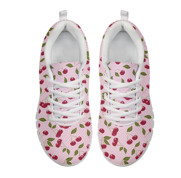 Polka Dot Cherries CLASSIC WALKING SHOES **REQUEST A PREORDER INVOICE**