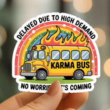 Mystical Monkey Toes - Karma Bus Sticker