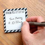 Bad Betty Greeting Co. - Sticky Note Pad: “F—- This, That, Off…” Checklist NSFW